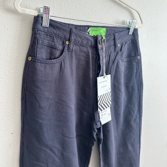 NWT Sandrine Rose Relaxed Fit Jeans in French Worker - Picture 7 of 11